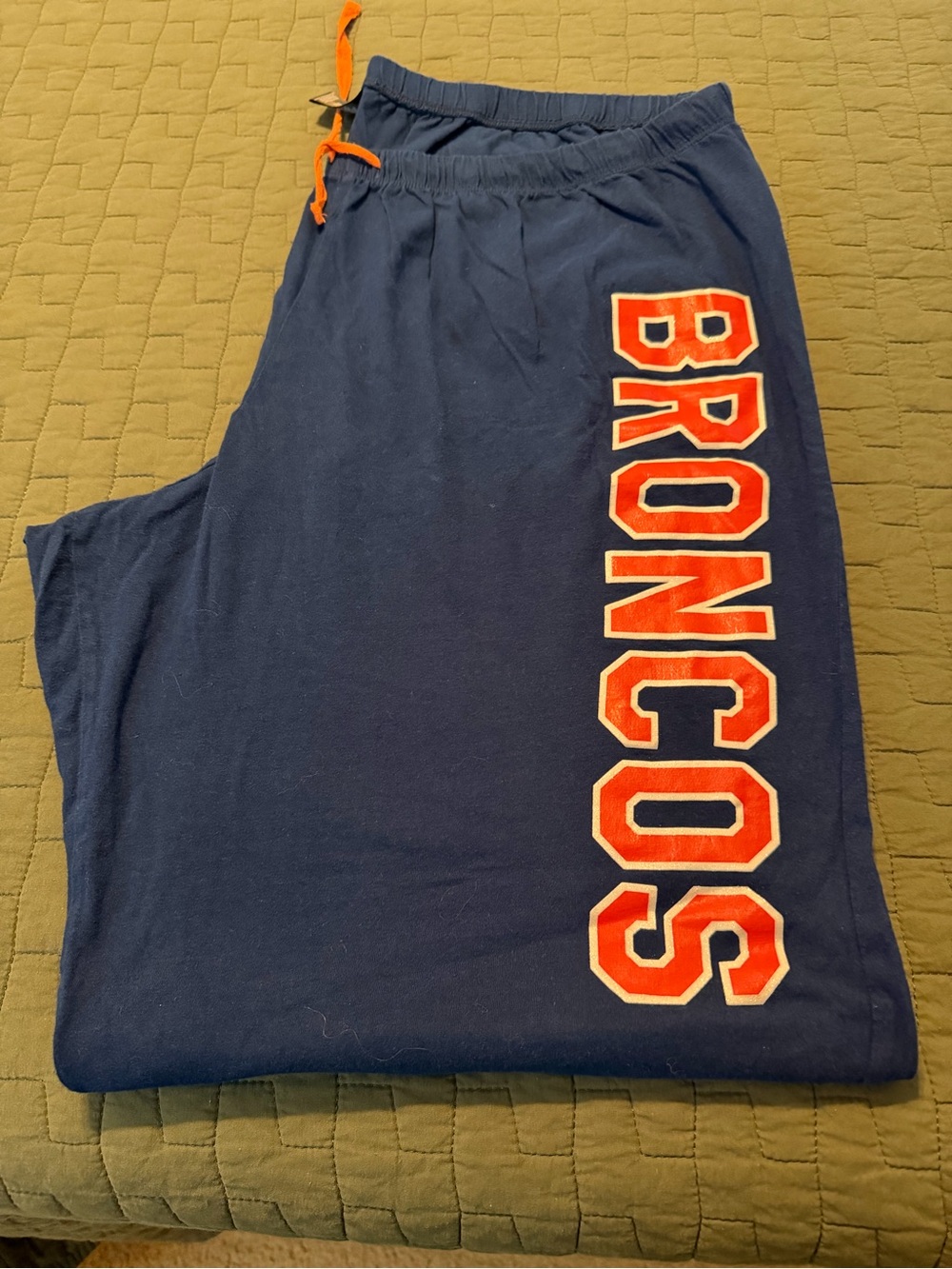 NFL Navy & Orange Denver Broncos Sleep Pants